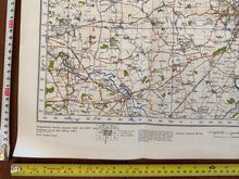 Load image into Gallery viewer, Original WW2 British Army GSGS Os Map of Great Britain - York - The Militaria Shop