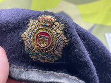 Load image into Gallery viewer, Original British Army Logistics Corps Beret with Badge - Size 57cm - The Militaria Shop
