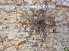 Load image into Gallery viewer, Original WW2 British Army GSGS Os Map of Great Britain - York - The Militaria Shop