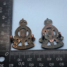 Load image into Gallery viewer, Genuine British Army Royal Army Ordnance Corps Collar Badges Pair - The Militaria Shop