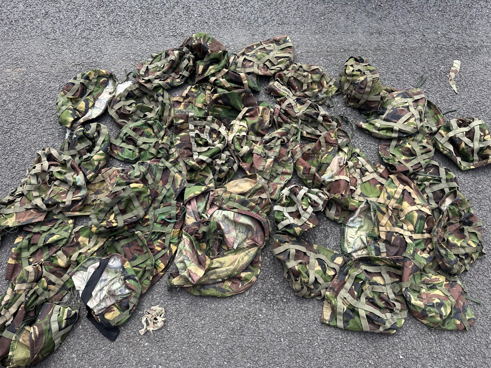 DEALER BULK LOT - 50x DPM Camouflaged Covers Mk6 Mixed Sizes - Ideal for Resale - The Militaria Shop