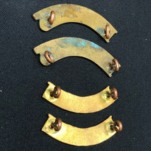 Charger l'image dans la galerie, Original WW1 British Army Red Cross London Brass Shoulder Titles Set - The Militaria Shop