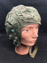 Load image into Gallery viewer, Original Royal Air Force RAF Cold War Period G Type Green Jet Flying Helmet 22C - The Militaria Shop