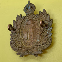 Load image into Gallery viewer, Original WW1 British Army Cap Badge - 18th Hussars (Princess of Wales's) - The Militaria Shop