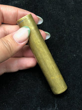 Load image into Gallery viewer, Original WW1 British Army SMLE Enfield Brass Oil Bottle - J.J.B Maker Marked - The Militaria Shop