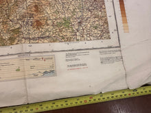 Load image into Gallery viewer, Original WW2 British Army RAF Navy Base Map of England - North Wales /Manchester - The Militaria Shop