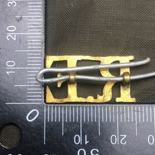 Charger l'image dans la galerie, Original WW1 British Army Royal Engineers RE Brass Shoulder Title - The Militaria Shop