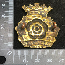 Load image into Gallery viewer, Original WW1 British Army Cap Badge - The Duke of Lancaster's Own Yeomanry - The Militaria Shop