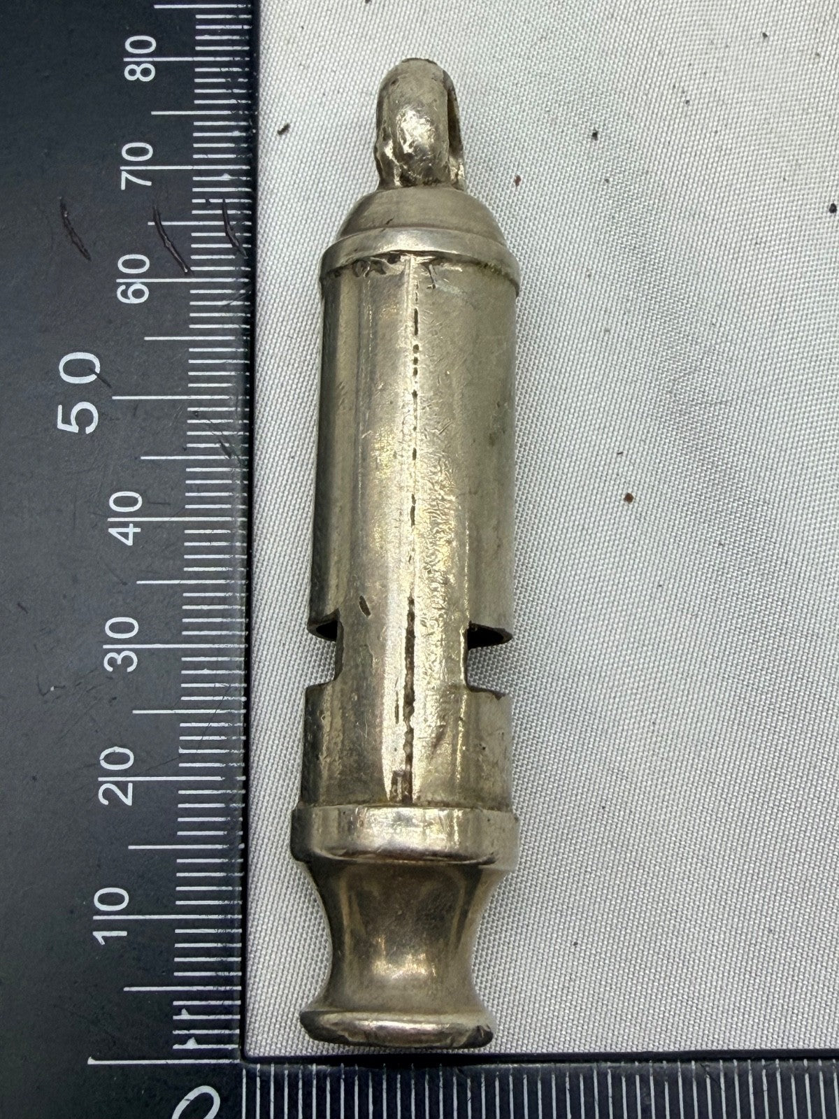 antique fishing pole whistle Vintage Army / Police Whistle - 1940s