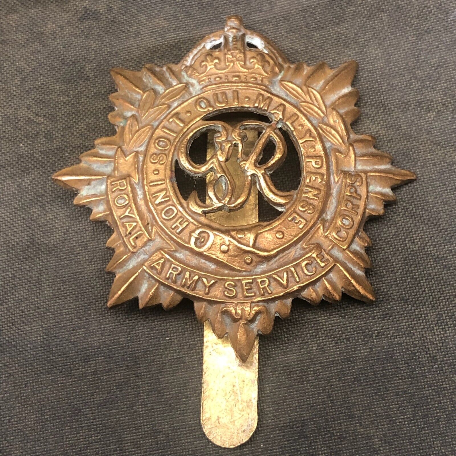 Original WW2 British Army Cap Badge - Royal Army Service Corps | For ...