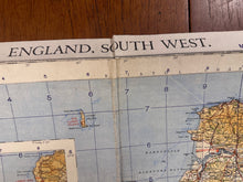 Load image into Gallery viewer, Original WW2 British Army RAF Navy Base Map of England - South West - Plymouth - The Militaria Shop