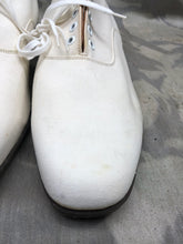 Load image into Gallery viewer, Genuine British Army Women's White Summer Shoes - WW2 Pattern - Size UK 12 L - The Militaria Shop