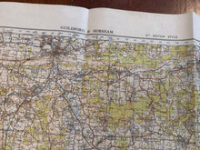 Load image into Gallery viewer, Original WW2 British Army GSGS OS Map of England & Wales - Guildford & Horsham - The Militaria Shop
