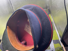 Load image into Gallery viewer, Original WW1 British Army GV Royal Engineer's Peaked Cap - Size 56cm - The Militaria Shop