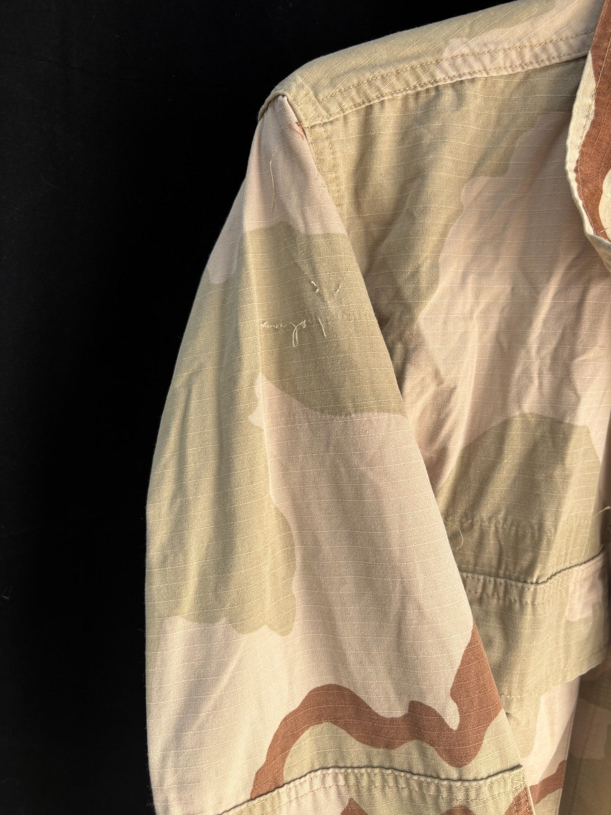Gulf War US Army DCU Camouflaged Combat Field Coat/Jacket - Large/Long - The Militaria Shop