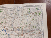 Load image into Gallery viewer, Original WW2 British Army GSGS OS Map of Great Britain - Goole & Pontefract - The Militaria Shop
