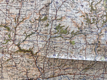 Load image into Gallery viewer, Original WW2 British Army OS Map of Great Britain - Carmarthen - The Militaria Shop