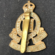 Load image into Gallery viewer, Original WW2 British Army Cap Badge - Royal Army Ordnance Corps - The Militaria Shop