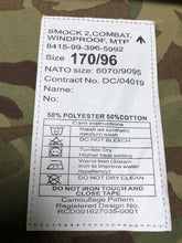 Charger l'image dans la galerie, Genuine British Army MTP Camouflaged Windproof Smock - Size 170/96 - The Militaria Shop