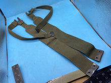 Load image into Gallery viewer, Original Pair of British Army 37 Pattern Khaki Canvas L-Straps - The Militaria Shop