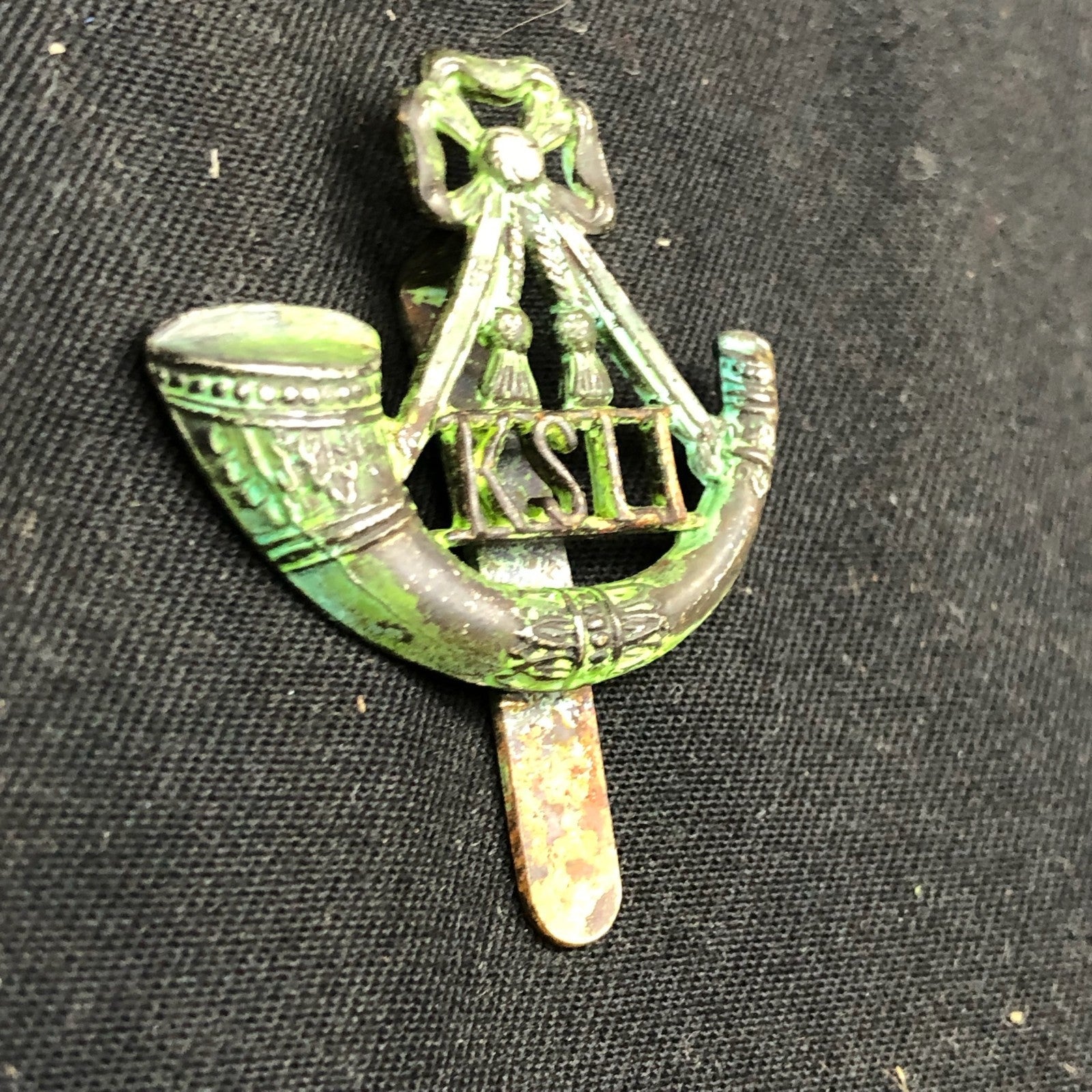Original British Army Cap Badge - King's Shropshire Light Infantry - The Militaria Shop