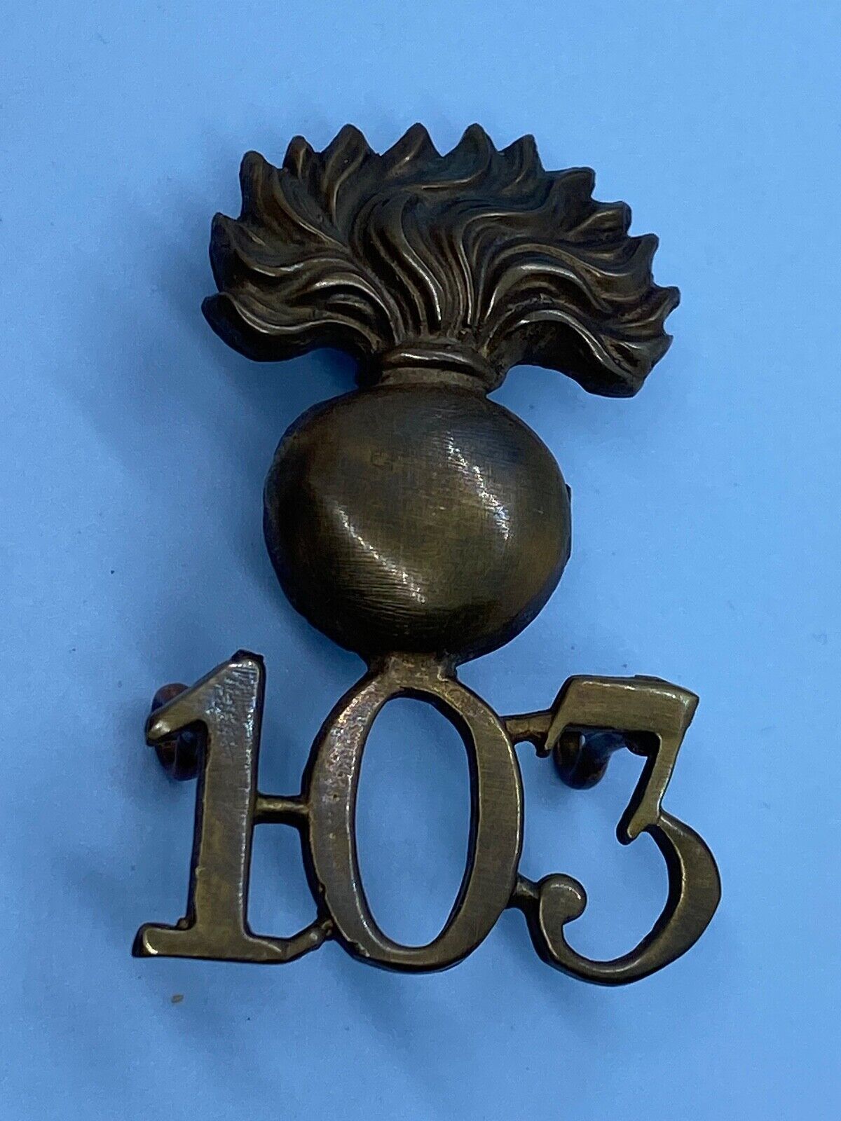 Original British Army - The 103rd Regiment of Foot Royal Bombay Fusiliers Badge - The Militaria Shop