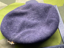 Charger l'image dans la galerie, Original British Army Logistics Corps Beret with Badge - 53cm - The Militaria Shop