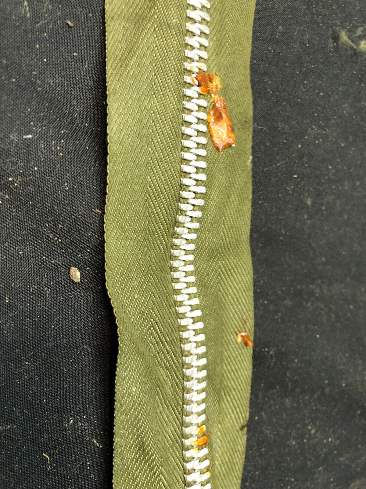 Original Vietnam War Era Army Smock / Cold Weather Parka Replacment Zip - The Militaria Shop