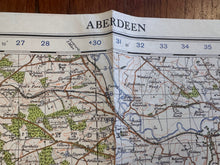 Load image into Gallery viewer, Original WW2 British Army GSGS Map of Scotland - Aberdeen - The Militaria Shop