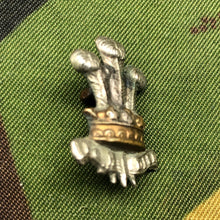 Load image into Gallery viewer, Original WW1 British Army Collar Badge - Prince of Wales's Leinster Regiment - The Militaria Shop
