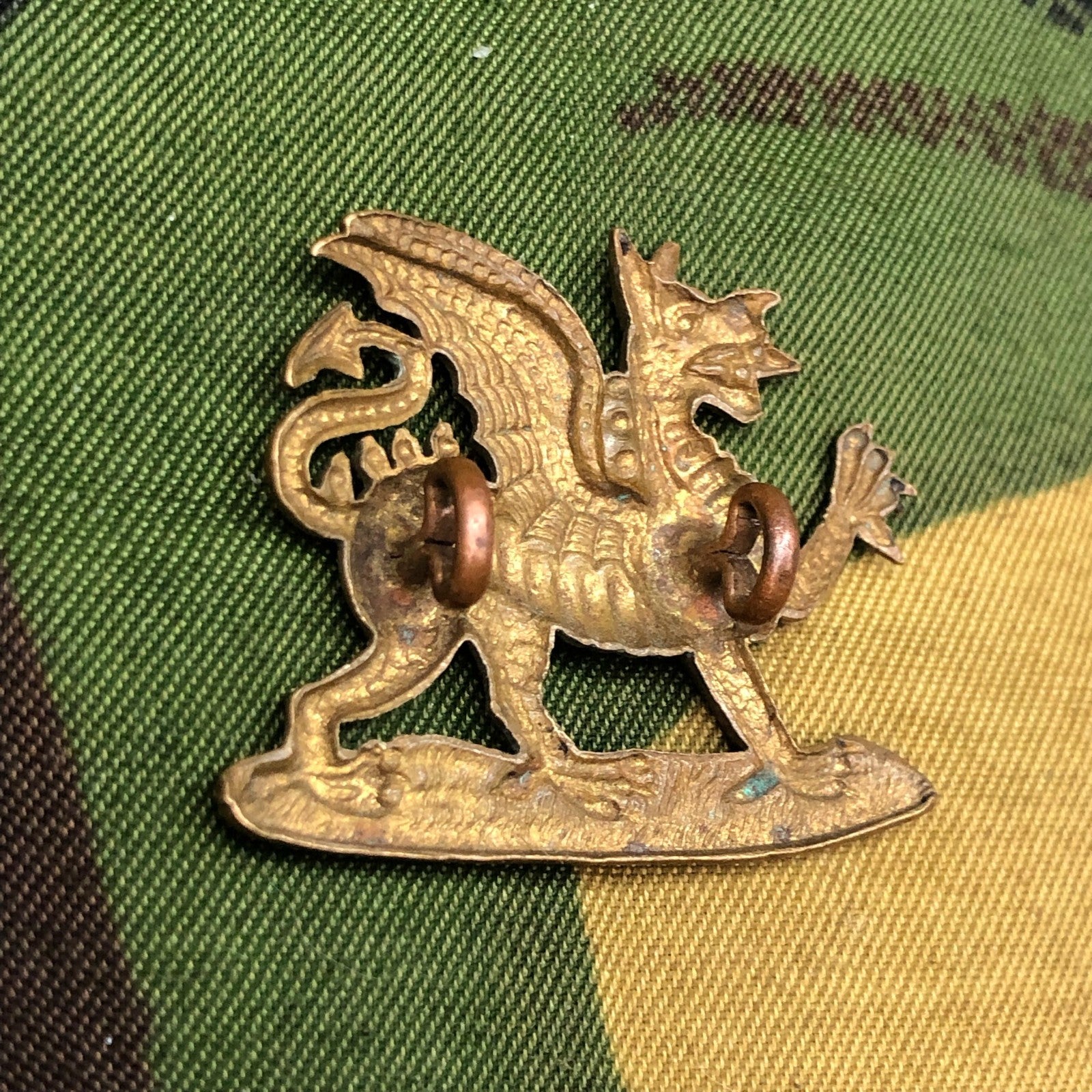 Original British Army WW2 Cap Badge - Buffs (Royal East Kent Regiment) - The Militaria Shop