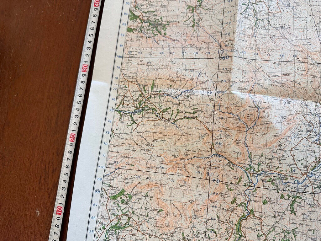 Original WW2 British Army GSGS OS Map of England & Wales - Ribblesdale - The Militaria Shop
