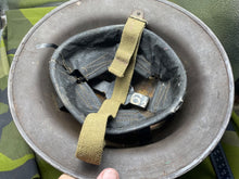 Load image into Gallery viewer, Original WW2 British Army Combat Helmet - Size Marked 6 1/2 - The Militaria Shop