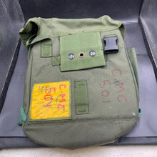 Load image into Gallery viewer, Genuine British Army Surplus OD Green Gas Mask Bag Haversack - The Militaria Shop