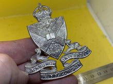 Load image into Gallery viewer, Original British Army Edinburgh University Training Corps (TA) Cap Badge - The Militaria Shop