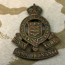 Load image into Gallery viewer, Genuine British Army Cap Badge - Royal Army Ordnance Corps - The Militaria Shop