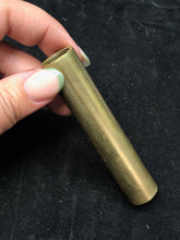Load image into Gallery viewer, Original WW1 British Army SMLE Enfield Brass Oil Bottle - J.J.B Maker Marked - The Militaria Shop