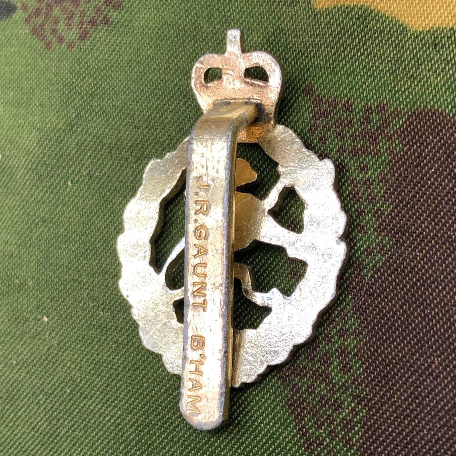 Original British Staybrite Army Cap Badge - Women's Royal Army Corps - The Militaria Shop