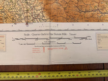 Load image into Gallery viewer, Original WW2 British Army RAF Navy Base Map of England - South West - Cornwall - The Militaria Shop