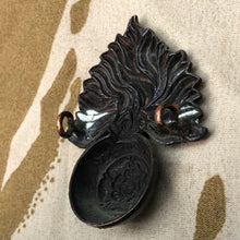 Load image into Gallery viewer, Original WW1 British Army Officers Bronze Royal Fusiliers Cap Badge - The Militaria Shop