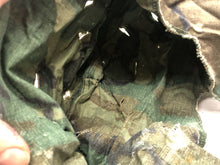 Load image into Gallery viewer, Original US Army Vietnam War Era M1 Camo Helmet Cover - Local Find - Combat Worn - The Militaria Shop