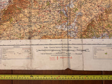 Load image into Gallery viewer, Original WW2 British Army RAF Navy Base Map of England - Midlands - Birmingham - The Militaria Shop