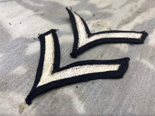 Load image into Gallery viewer, Original US Army WW2/Vietnam War Army Chevron Stripes - Private First Class PFC - The Militaria Shop