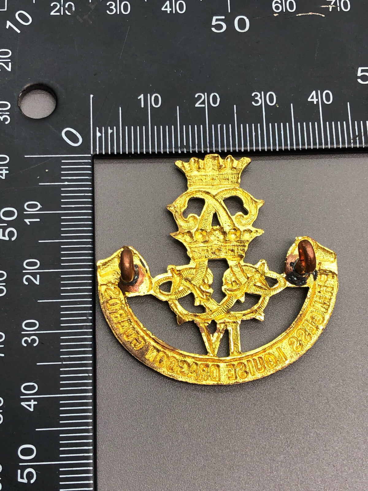 Genuine Canadian Army 4th Princess Louise Dragoon Guards Cap Badge - The Militaria Shop