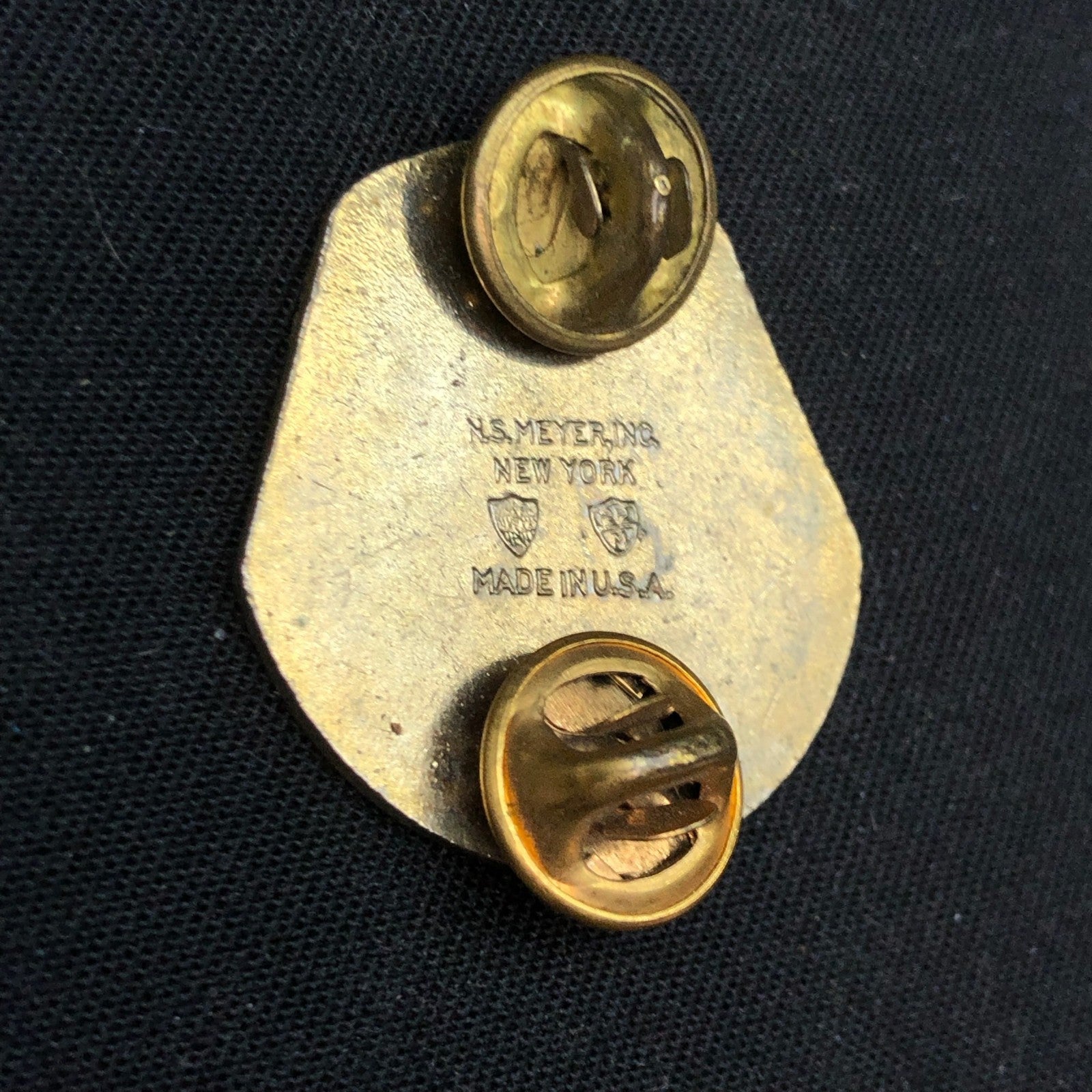 Vintage Enamel Pin - US Army Material Command - "Arsenal for the Brave" - The Militaria Shop