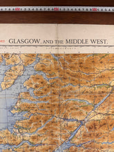 Load image into Gallery viewer, Original WW2 British Army RAF Navy Base Map of Scotland - Glasgow & Middle West - The Militaria Shop