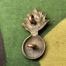 Load image into Gallery viewer, Original WW1 British Army Collar Badge - Fusiliers Flaming Ball - The Militaria Shop
