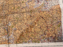 Load image into Gallery viewer, Original WW2 British Army RAF Navy Base Map of England - Midlands - Birmingham - The Militaria Shop