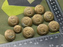 Load image into Gallery viewer, Original British Army Kings Crown Royal Engineer's Tunic Buttons - The Militaria Shop