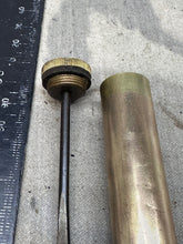 Load image into Gallery viewer, Original WW1 British Army SMLE Enfield Brass Oil Bottle - EFD - The Militaria Shop